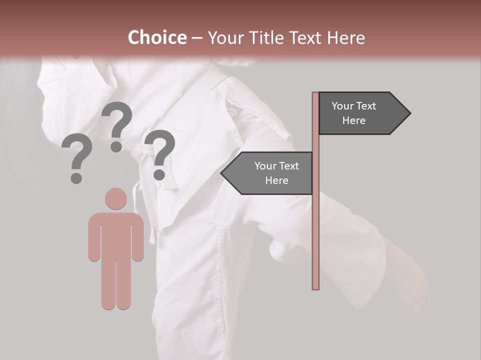 Exercise Student Person PowerPoint Template