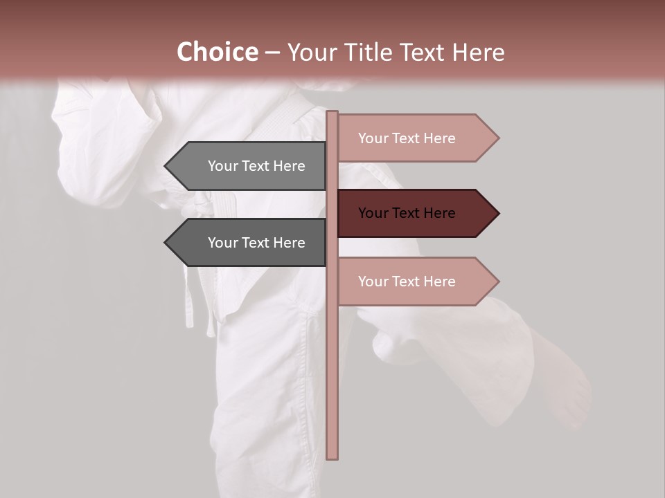 Exercise Student Person PowerPoint Template