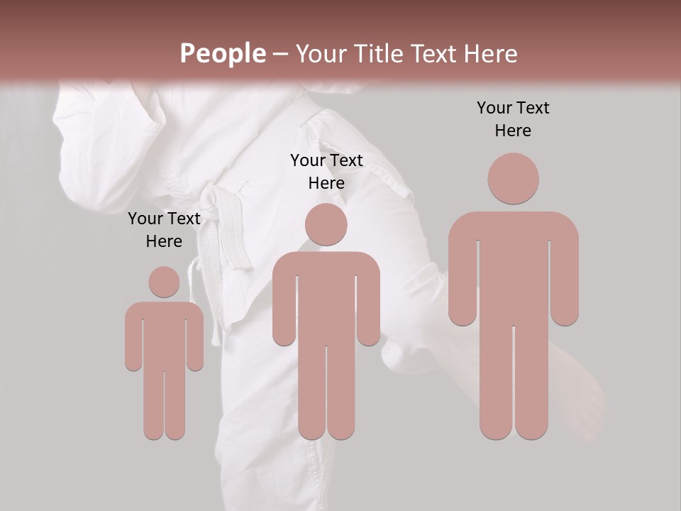 Exercise Student Person PowerPoint Template