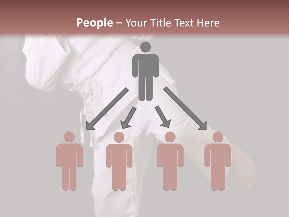 Exercise Student Person PowerPoint Template