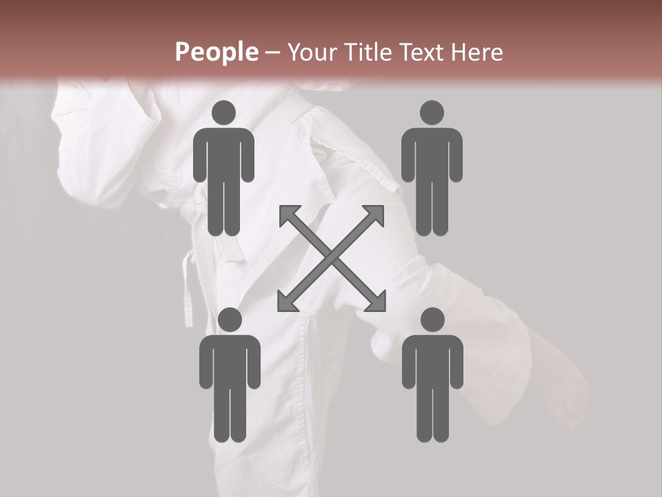 Exercise Student Person PowerPoint Template