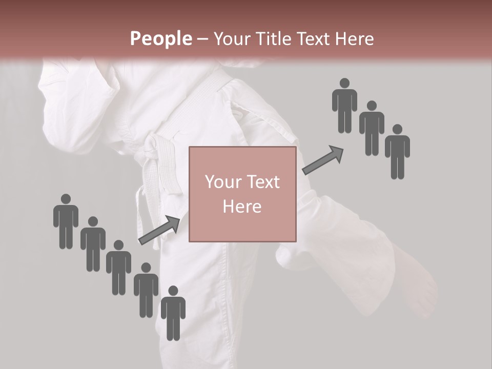 Exercise Student Person PowerPoint Template