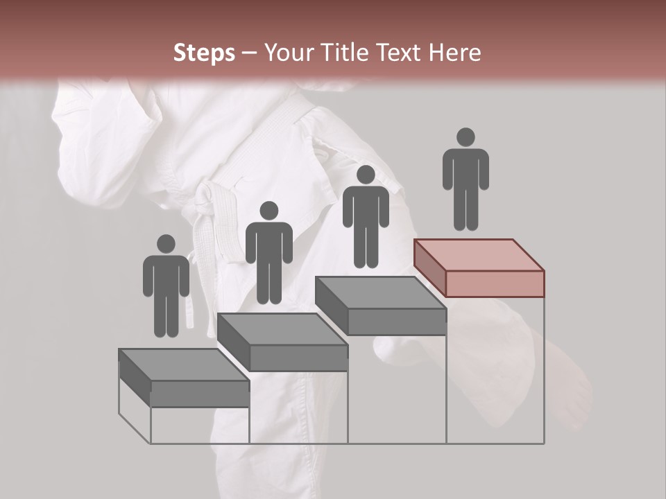 Exercise Student Person PowerPoint Template