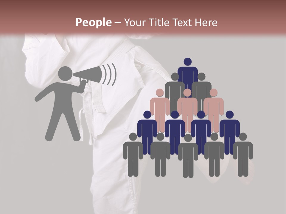 Exercise Student Person PowerPoint Template