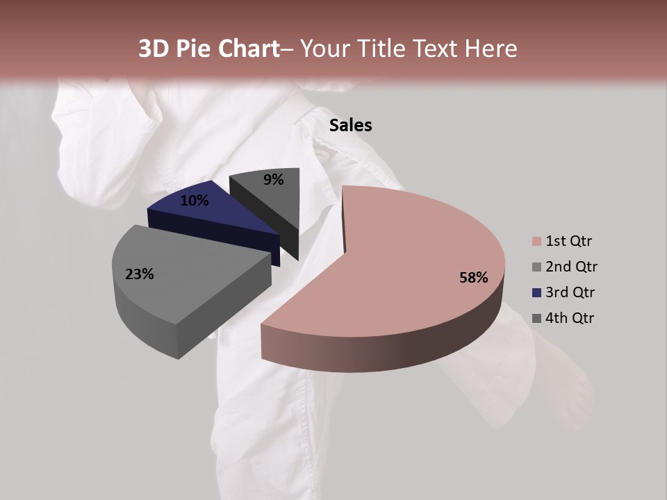 Exercise Student Person PowerPoint Template