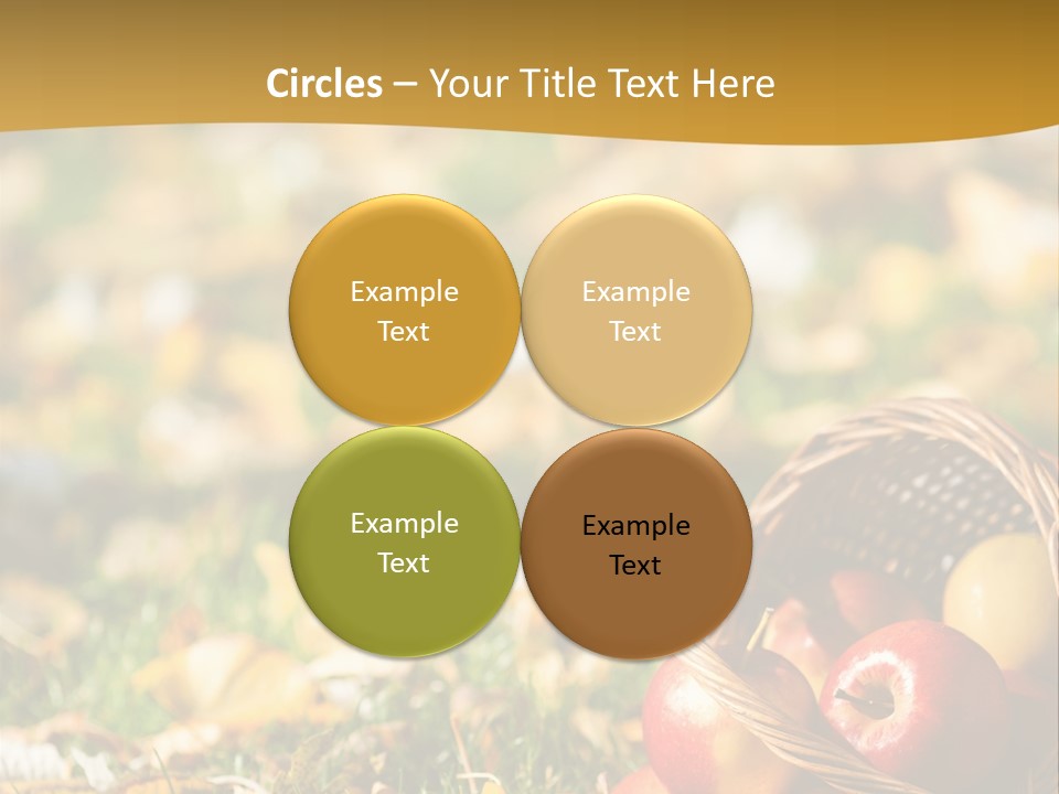 Outdoors Thanksgiving Grass PowerPoint Template