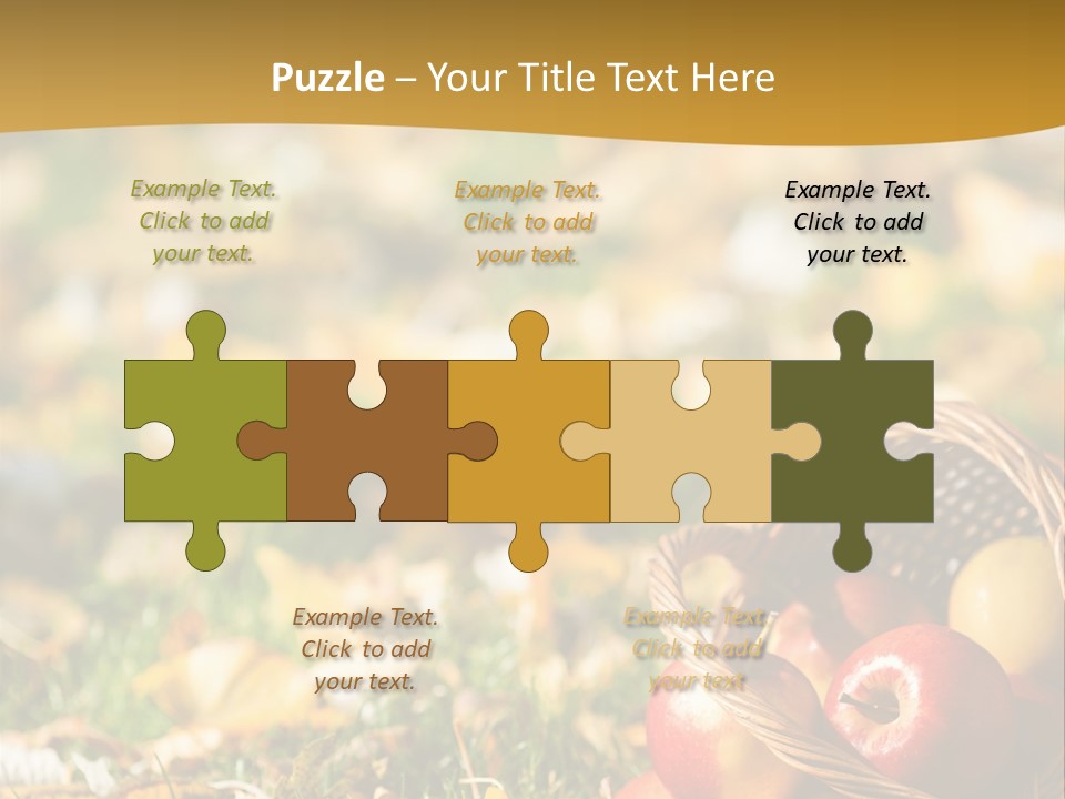 Outdoors Thanksgiving Grass PowerPoint Template