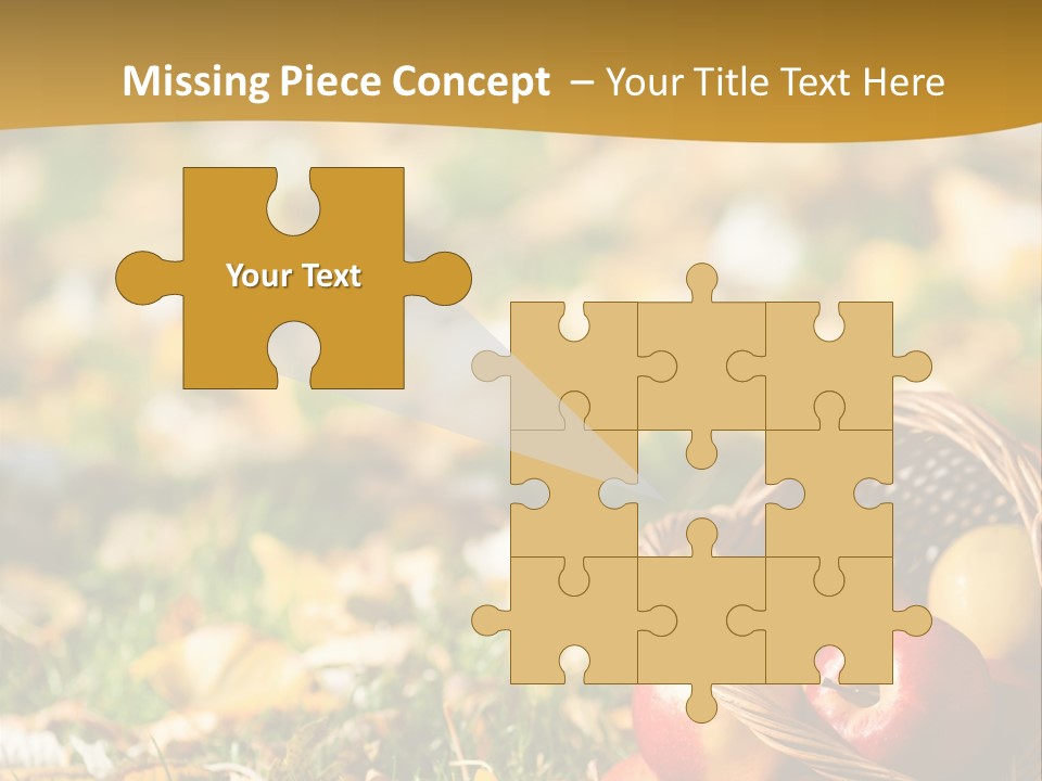 Outdoors Thanksgiving Grass PowerPoint Template