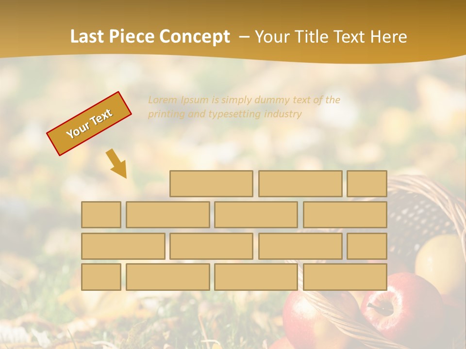 Outdoors Thanksgiving Grass PowerPoint Template