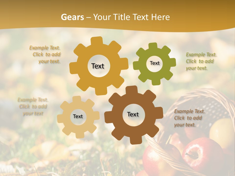Outdoors Thanksgiving Grass PowerPoint Template