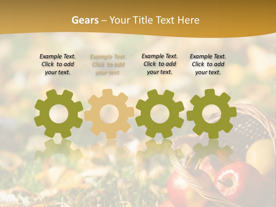 Outdoors Thanksgiving Grass PowerPoint Template