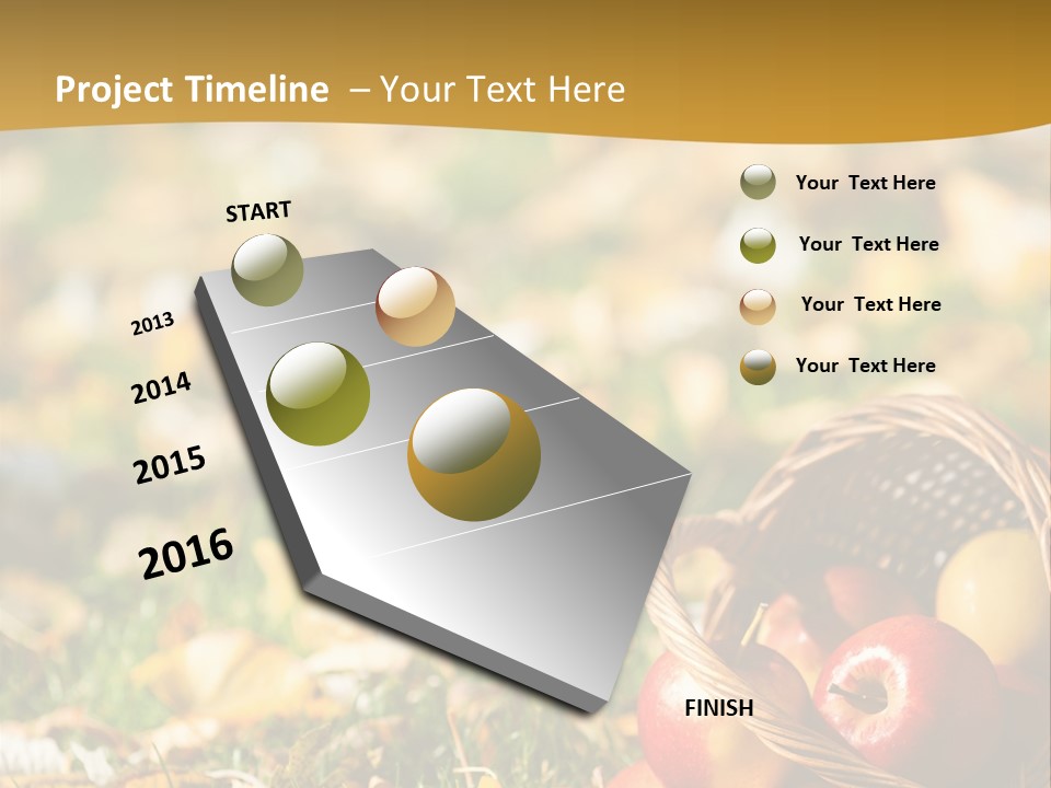 Outdoors Thanksgiving Grass PowerPoint Template