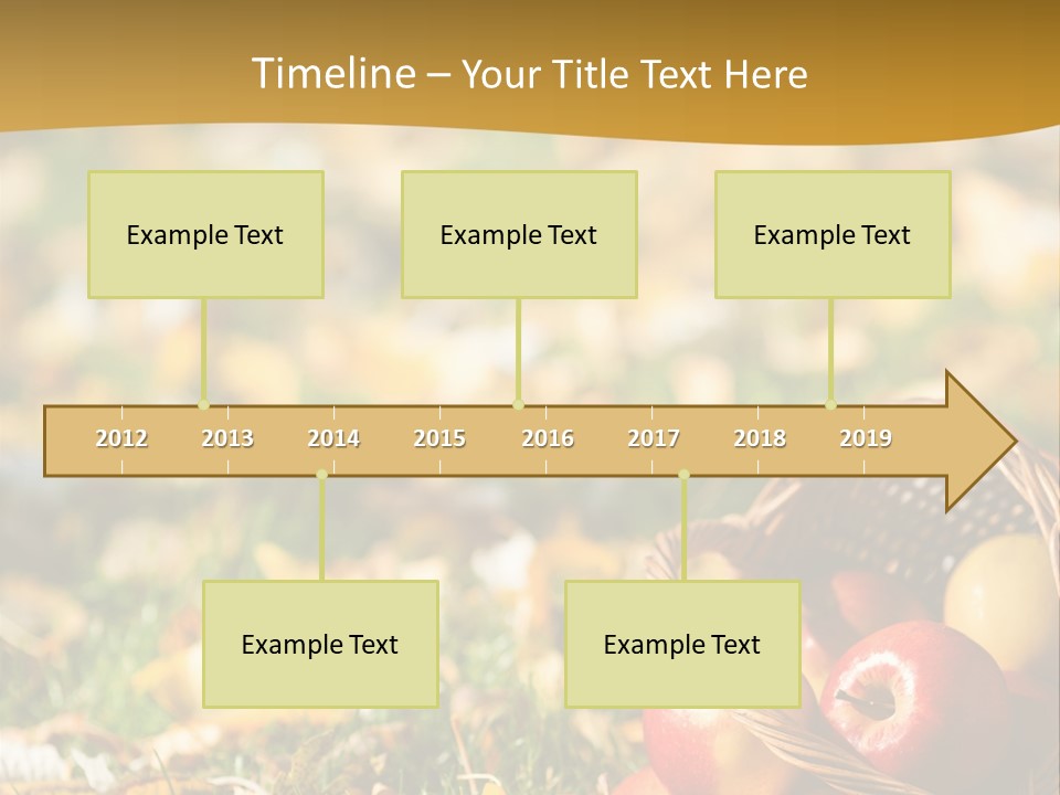 Outdoors Thanksgiving Grass PowerPoint Template