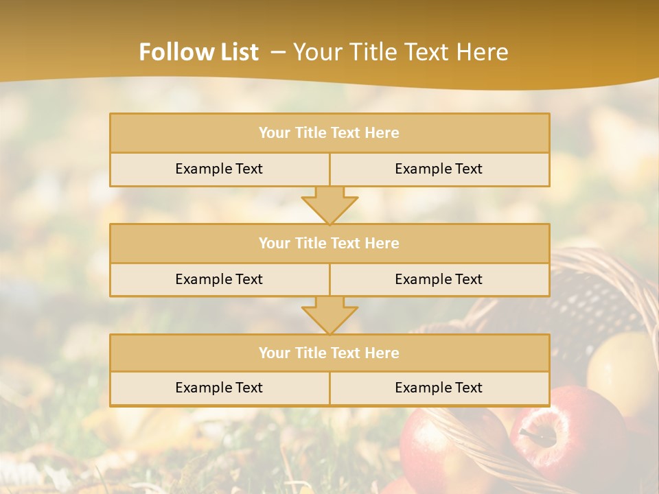Outdoors Thanksgiving Grass PowerPoint Template