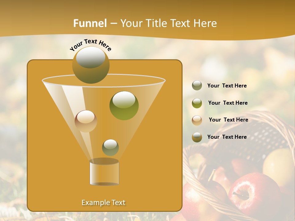 Outdoors Thanksgiving Grass PowerPoint Template