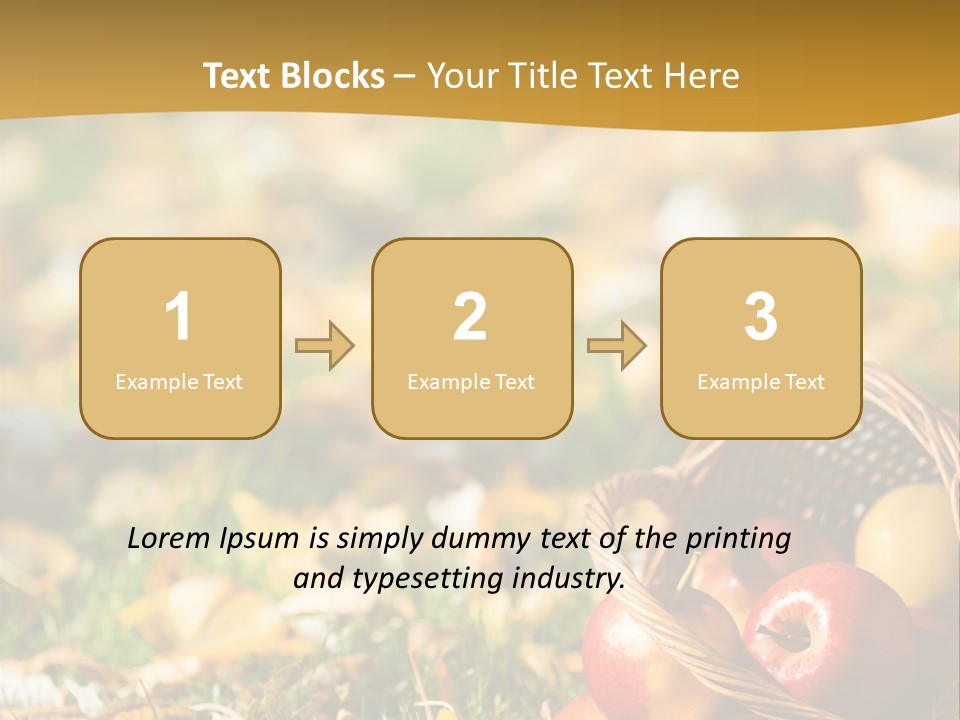 Outdoors Thanksgiving Grass PowerPoint Template