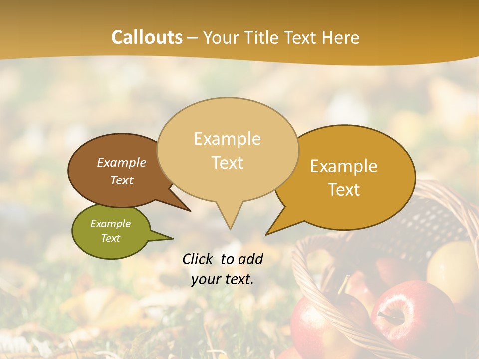 Outdoors Thanksgiving Grass PowerPoint Template