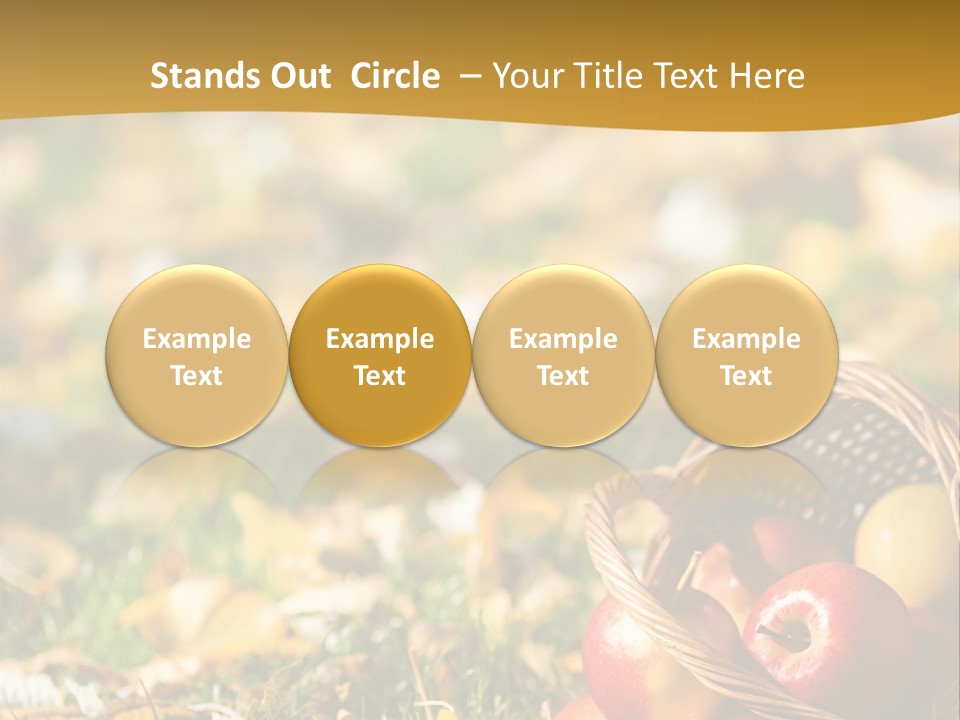 Outdoors Thanksgiving Grass PowerPoint Template