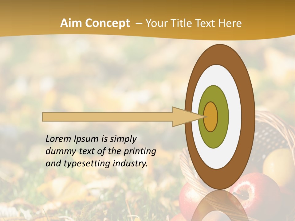 Outdoors Thanksgiving Grass PowerPoint Template
