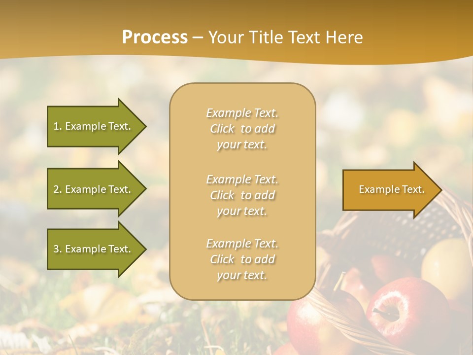 Outdoors Thanksgiving Grass PowerPoint Template