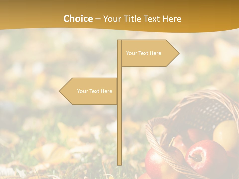 Outdoors Thanksgiving Grass PowerPoint Template
