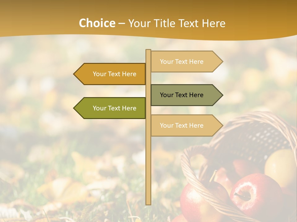 Outdoors Thanksgiving Grass PowerPoint Template