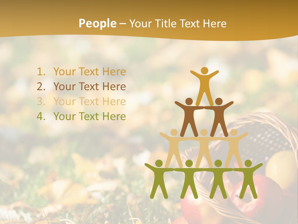 Outdoors Thanksgiving Grass PowerPoint Template