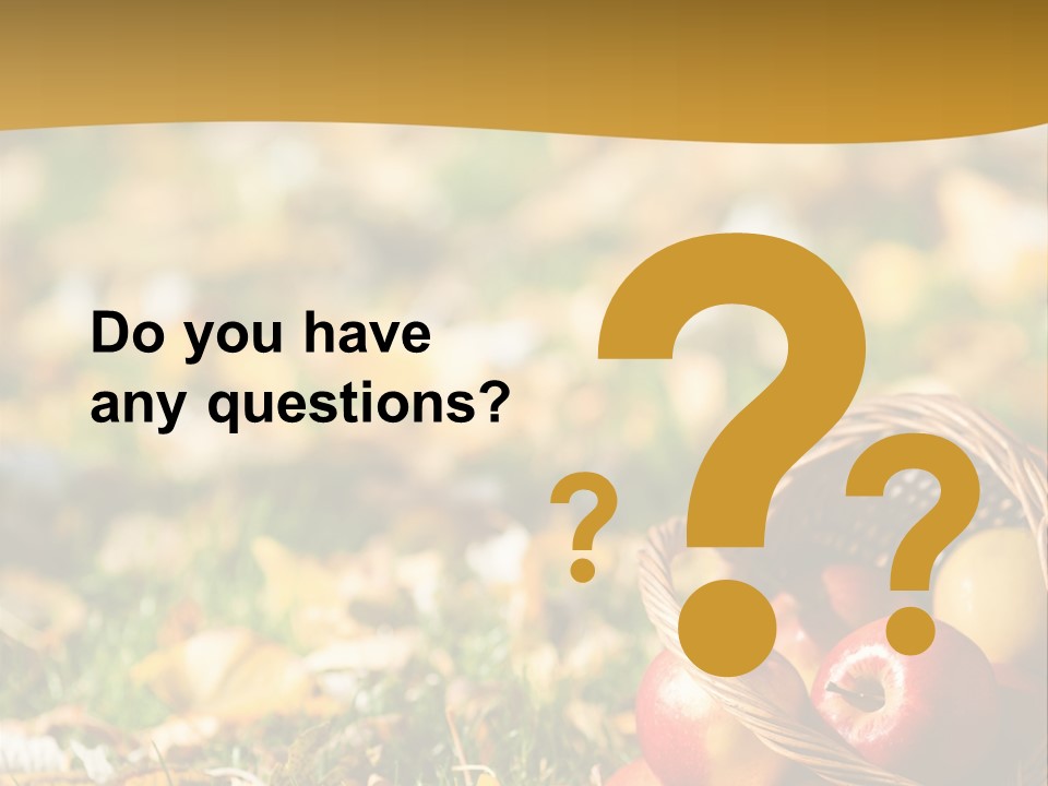 Outdoors Thanksgiving Grass PowerPoint Template