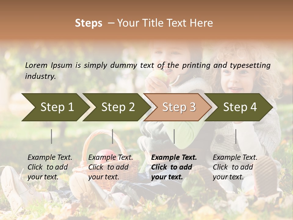 Autumn Beautiful Fruits PowerPoint Template