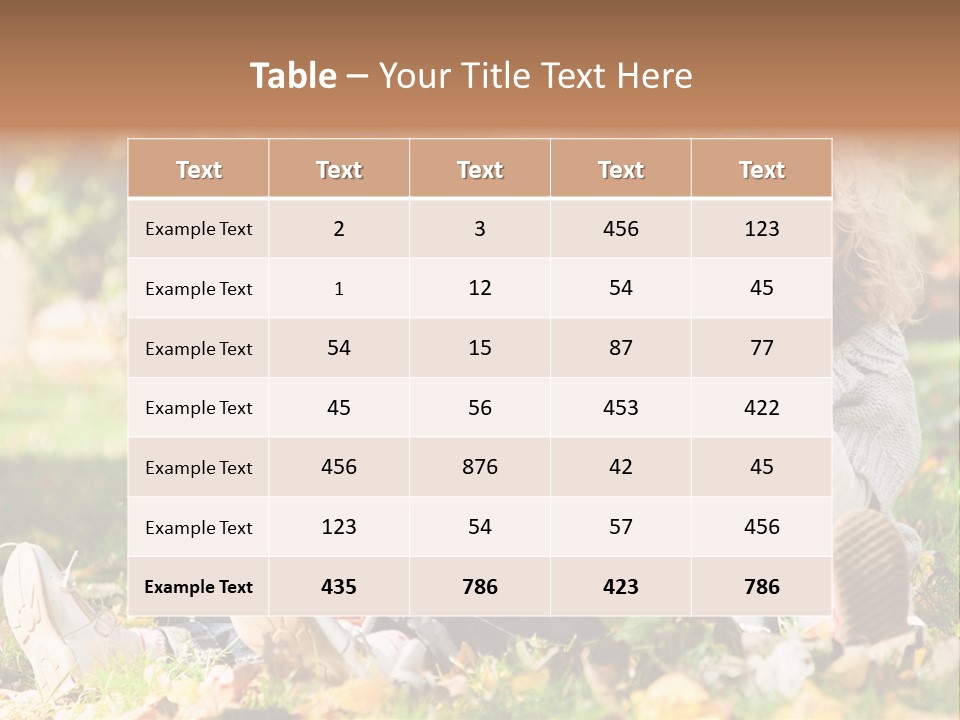 Autumn Beautiful Fruits PowerPoint Template