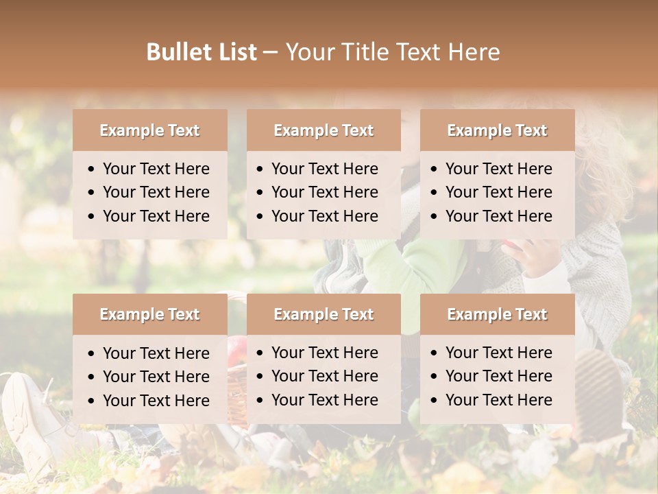 Autumn Beautiful Fruits PowerPoint Template