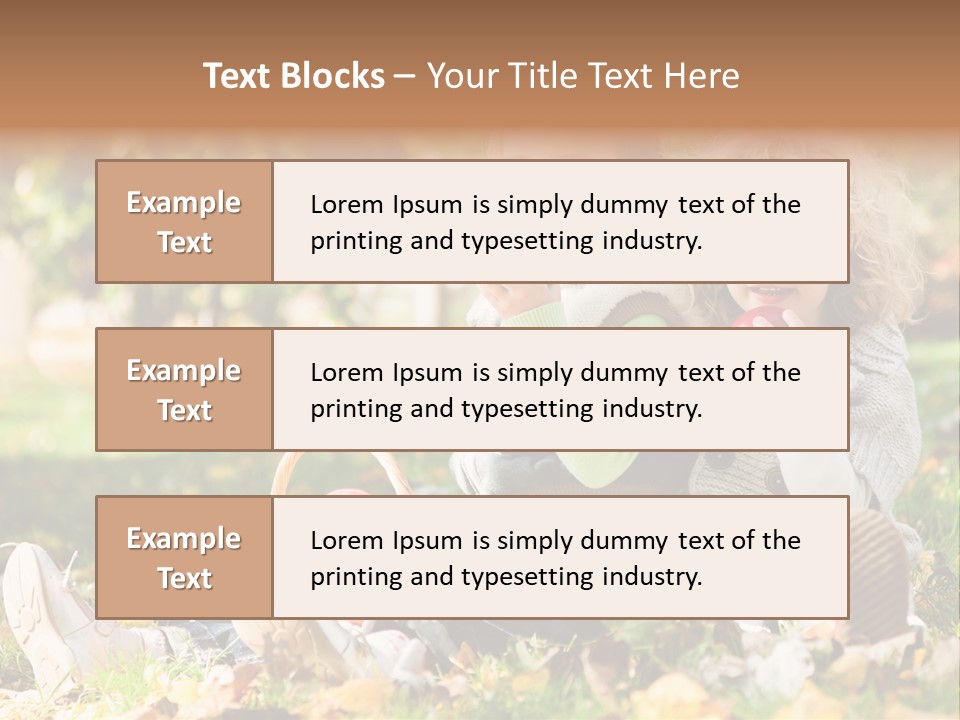 Autumn Beautiful Fruits PowerPoint Template