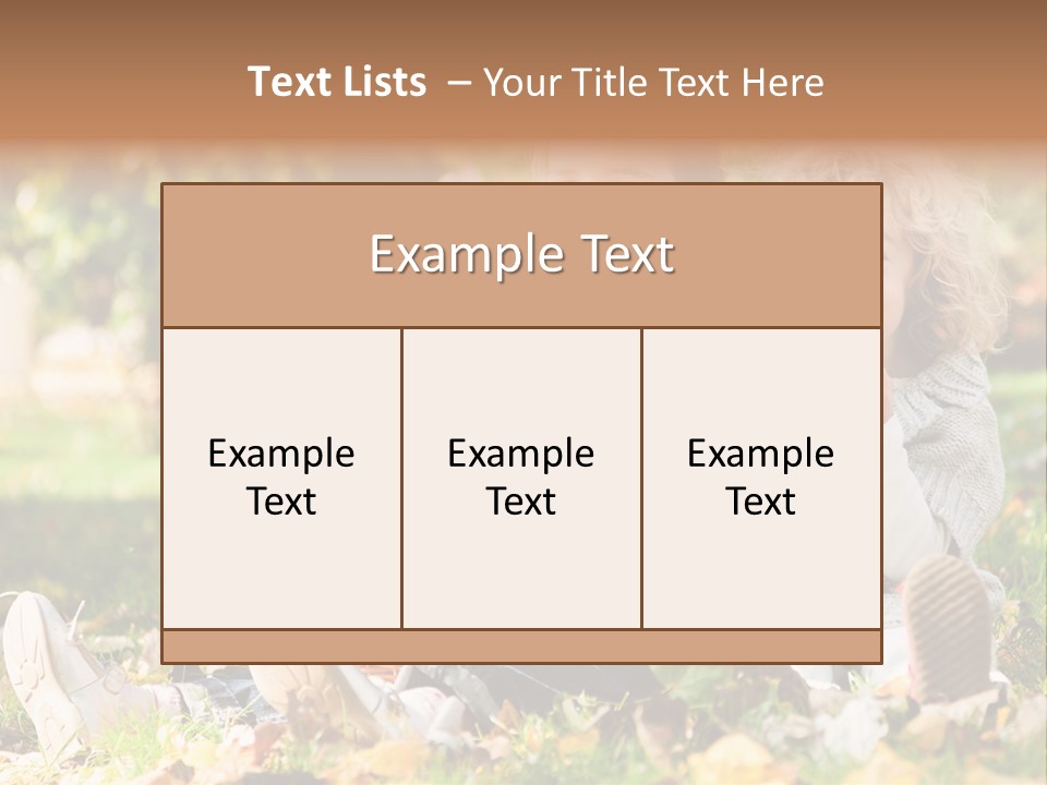Autumn Beautiful Fruits PowerPoint Template