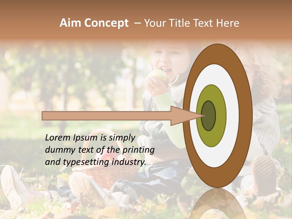 Autumn Beautiful Fruits PowerPoint Template