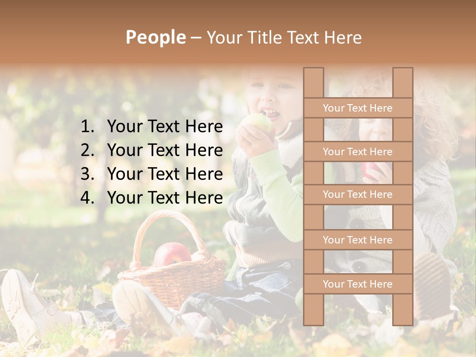 Autumn Beautiful Fruits PowerPoint Template