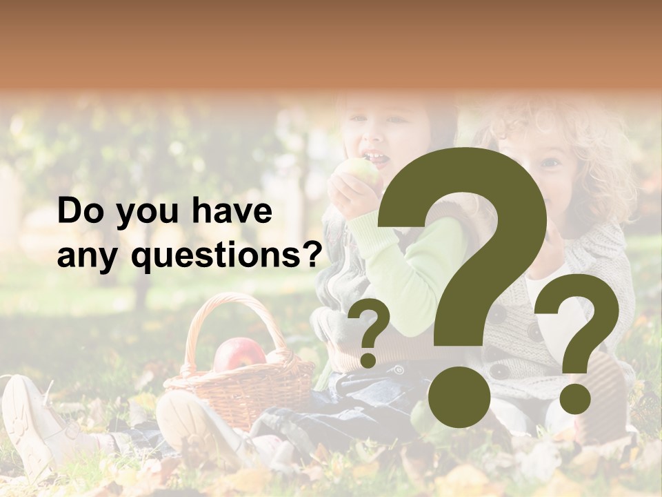 Autumn Beautiful Fruits PowerPoint Template