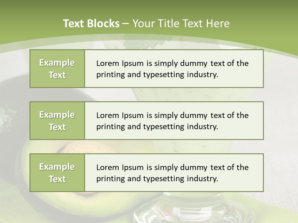 Smoothie Healthy Blend PowerPoint Template