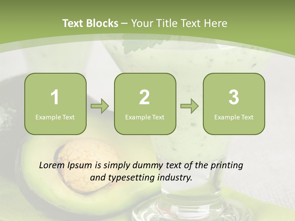 Smoothie Healthy Blend PowerPoint Template