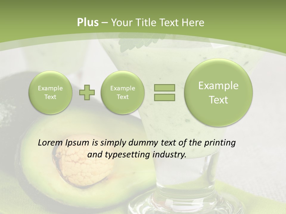 Smoothie Healthy Blend PowerPoint Template