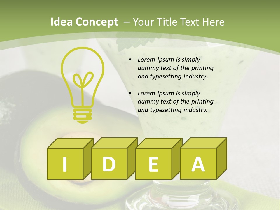 Smoothie Healthy Blend PowerPoint Template