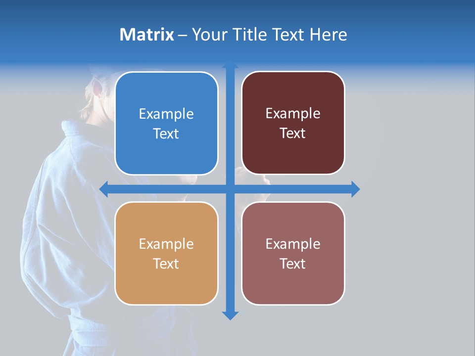 Aggression Martial Arts Background PowerPoint Template