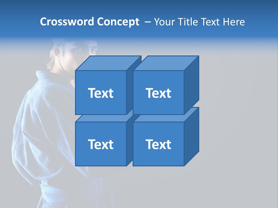 Aggression Martial Arts Background PowerPoint Template