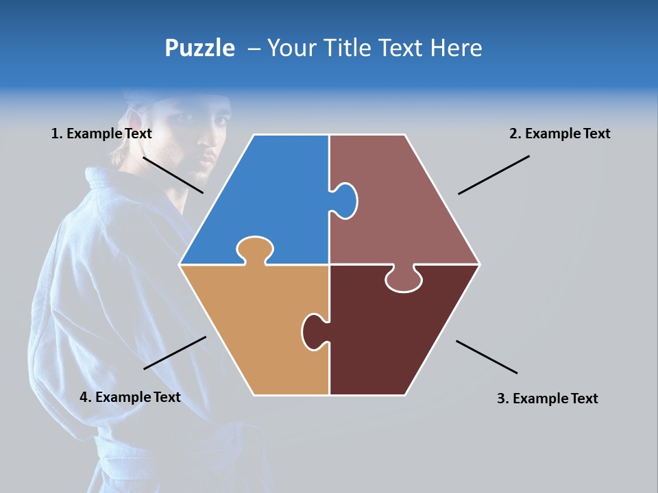 Aggression Martial Arts Background PowerPoint Template