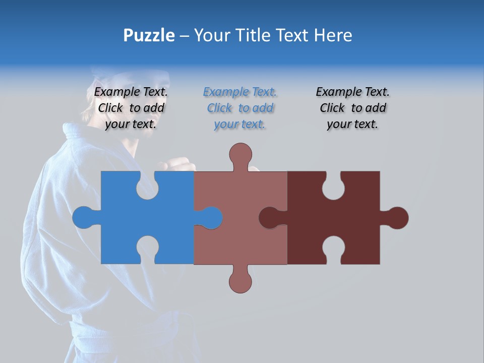 Aggression Martial Arts Background PowerPoint Template