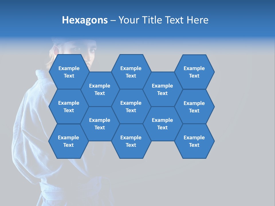 Aggression Martial Arts Background PowerPoint Template