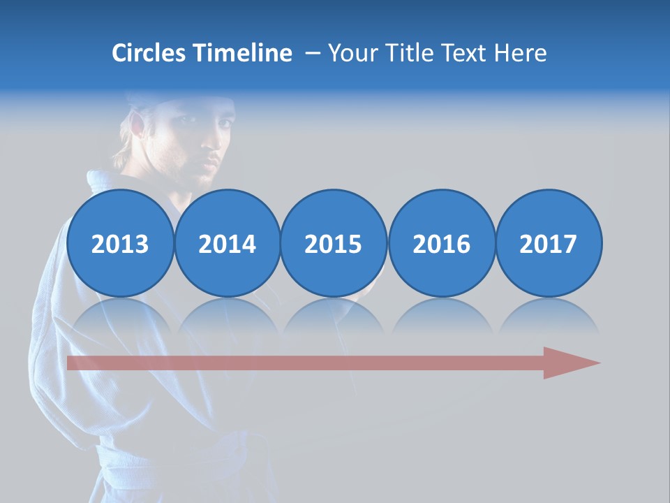 Aggression Martial Arts Background PowerPoint Template