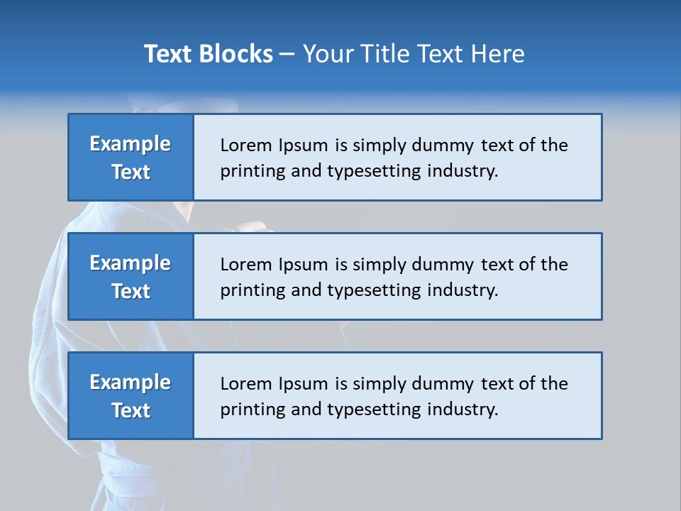 Aggression Martial Arts Background PowerPoint Template