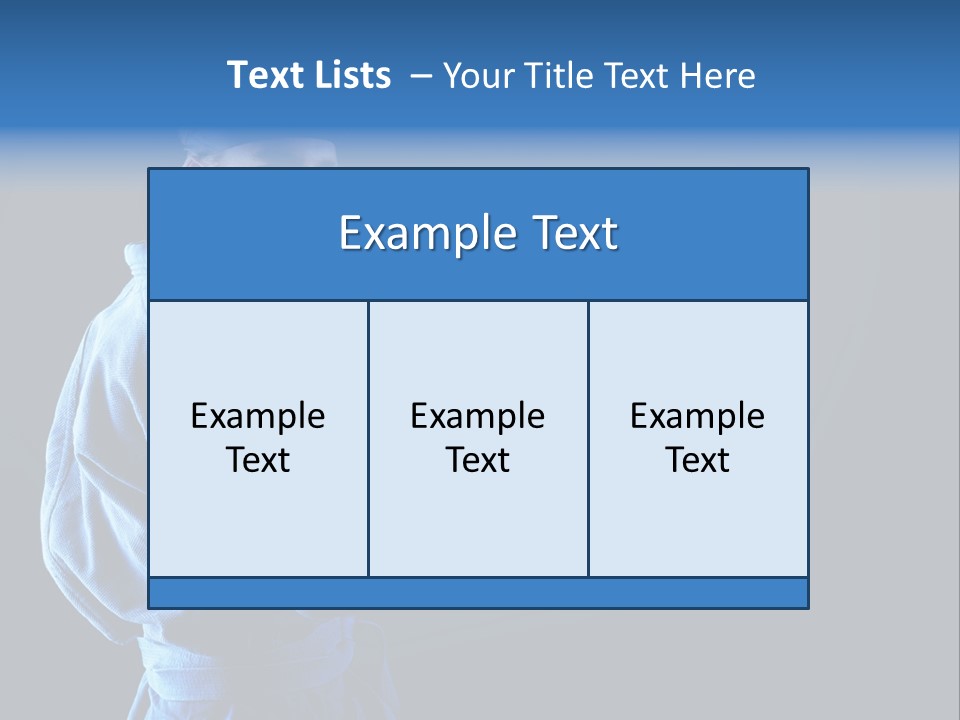 Aggression Martial Arts Background PowerPoint Template
