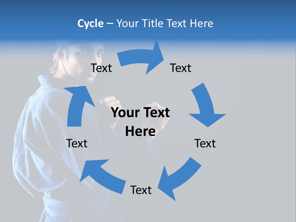 Aggression Martial Arts Background PowerPoint Template
