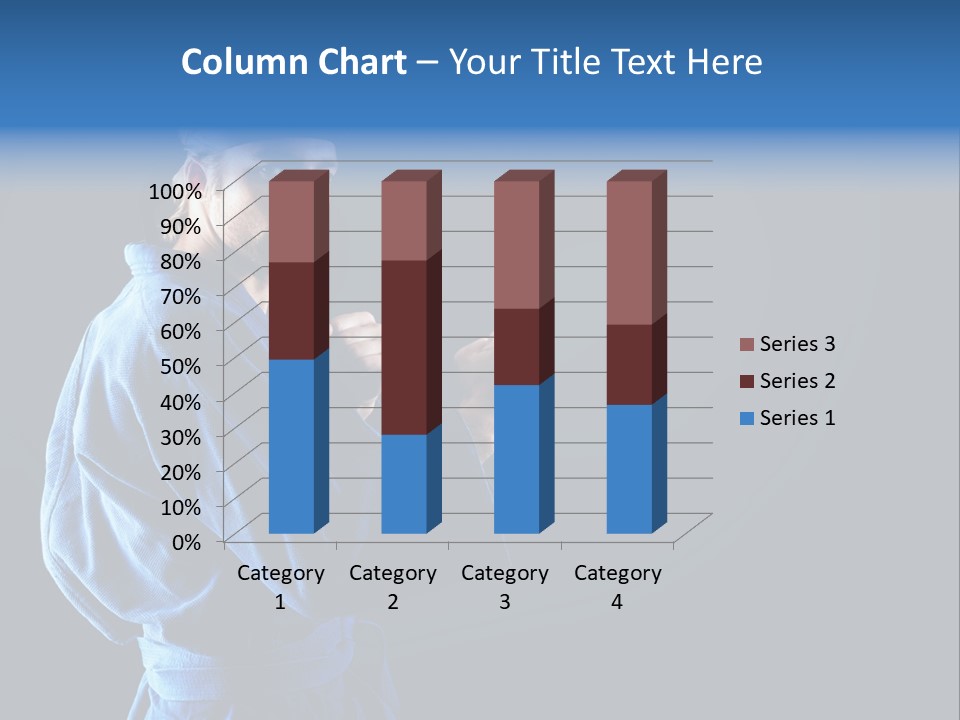 Aggression Martial Arts Background PowerPoint Template